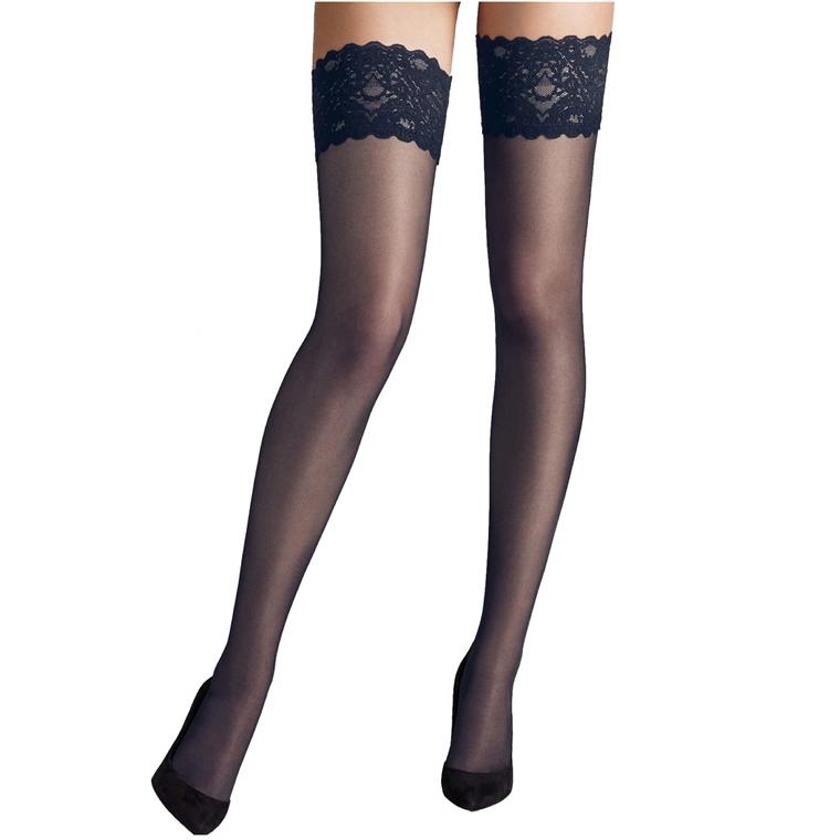 Wolford Satin Touch 20 Stay-Up, Admiral 